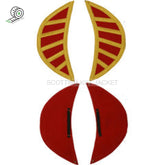 Red Wool Pipe Band Doublet With Navy Collar Epaulets And Cuffs Jacket